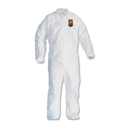 Kleenguard A30 Elastic-Back and Cuff Coveralls, 2X-Large, White, PK25 KCC 46105
